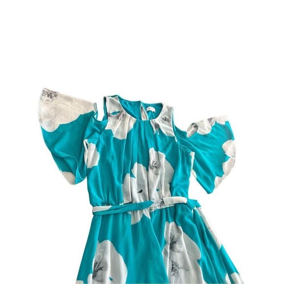 CALVIN KLEIN Chiffon maxi dress size M - Picture 9 of 10